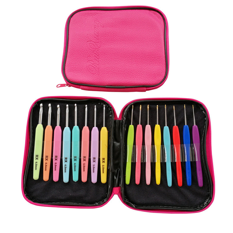 Crochet Tools Soft Plastic Handle Alumina Crochet - LJ Enterprise